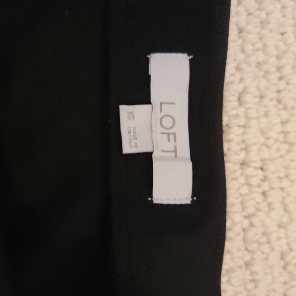 LOFT tie wrap skirt black size XS - Picture 3 of 4
